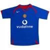 Jalkapallo Fanipaita Manchester United 2005-06 Vieraspelipaita Retro