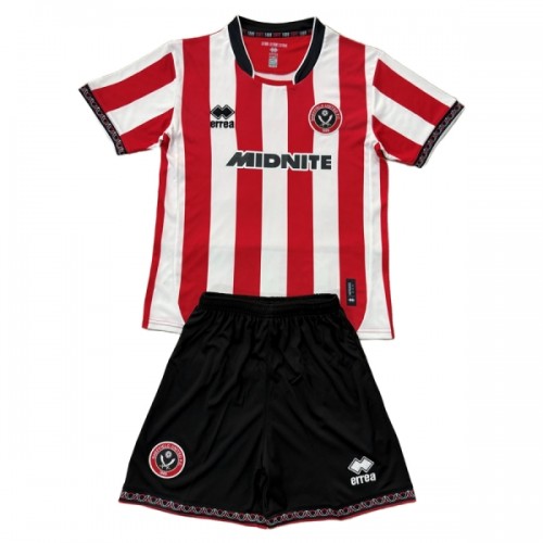 Jalkapallo Fanipaita Sheffield United Kotipeliasusetti 2025-26 - Lapset Jalkapallo Fanipaita Sheffield United Kotipeliasusetti 2025-26 - Lapset