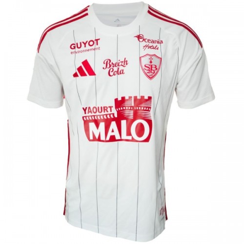 Jalkapallo Fanipaita Stade Brestois Vieraspelipaita 2025-26 Jalkapallo Fanipaita Stade Brestois Vieraspelipaita 2025-26