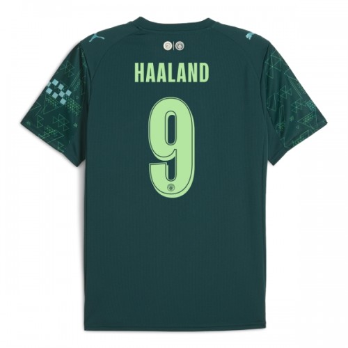 Jalkapallo Fanipaita Manchester City Haaland 9 Neljäspelipaita Ea Sport 2025-26 Jalkapallo Fanipaita Manchester City Haaland 9 Neljäspelipaita Ea Sport 2025-26