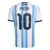 Jalkapallo Fanipaita Argentiina Messi 10 Kotipeliasusetti Mm-Kisat 2026 - Lapset