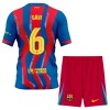 Jalkapallo Fanipaita FC Barcelona Gavi 6 Neljäspeliasusetti 2025-26 - Lapset Jalkapallo Fanipaita FC Barcelona Gavi 6 Neljäspeliasusetti 2025-26 - Lapset