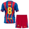 Jalkapallo Fanipaita FC Barcelona Pedri 8 Neljäspeliasusetti 2025-26 - Lapset Jalkapallo Fanipaita FC Barcelona Pedri 8 Neljäspeliasusetti 2025-26 - Lapset