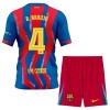 Jalkapallo Fanipaita FC Barcelona R. Araujo 4 Neljäspeliasusetti 2025-26 - Lapset Jalkapallo Fanipaita FC Barcelona R. Araujo 4 Neljäspeliasusetti 2025-26 - Lapset