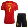 Jalkapallo Fanipaita Belgia De Bruyne 7 Kotipeliasusetti Mm-Kisat 2026 - Lapset Jalkapallo Fanipaita Belgia De Bruyne 7 Kotipeliasusetti Mm-Kisat 2026 - Lapset