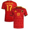 Jalkapallo Fanipaita Belgia De Ketelaere 17 Kotipelipaita Mm-Kisat 2026 Jalkapallo Fanipaita Belgia De Ketelaere 17 Kotipelipaita Mm-Kisat 2026