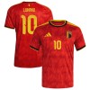 Jalkapallo Fanipaita Belgia Lukaku 10 Kotipelipaita Mm-Kisat 2026 Jalkapallo Fanipaita Belgia Lukaku 10 Kotipelipaita Mm-Kisat 2026