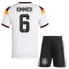 Jalkapallo Fanipaita Saksa Kimmich 6 Kotipeliasusetti Mm-Kisat 2026 - Lapset Jalkapallo Fanipaita Saksa Kimmich 6 Kotipeliasusetti Mm-Kisat 2026 - Lapset