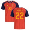 Jalkapallo Fanipaita Espanja Cucurella 22 Kotipelipaita Mm-Kisat 2026 Jalkapallo Fanipaita Espanja Cucurella 22 Kotipelipaita Mm-Kisat 2026