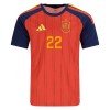 Jalkapallo Fanipaita Espanja Cucurella 22 Kotipelipaita Mm-Kisat 2026