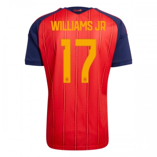 Jalkapallo Fanipaita Espanja Williams JR 17 Kotipelipaita Mm-Kisat 2026 Jalkapallo Fanipaita Espanja Williams JR 17 Kotipelipaita Mm-Kisat 2026