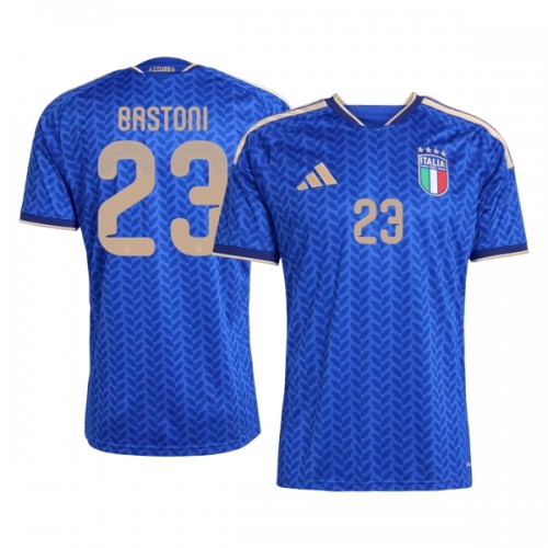 Jalkapallo Fanipaita Italia Bastoni 23 Kotipelipaita Mm-Kisat 2026 Jalkapallo Fanipaita Italia Bastoni 23 Kotipelipaita Mm-Kisat 2026