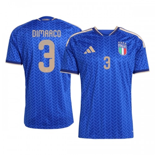 Jalkapallo Fanipaita Italia Dimarco 3 Kotipelipaita Mm-Kisat 2026 Jalkapallo Fanipaita Italia Dimarco 3 Kotipelipaita Mm-Kisat 2026