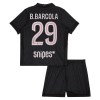Jalkapallo Fanipaita Paris Saint-Germain B. Barcola 29 Neljäspeliasusetti Jordan 2025-26 - Lapset