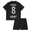Jalkapallo Fanipaita Paris Saint-Germain Fabian 8 Neljäspeliasusetti Jordan 2025-26 - Lapset