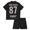 Jalkapallo Fanipaita Paris Saint-Germain Joao Neves 87 Neljäspeliasusetti Jordan 2025-26 - Lapset