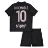 Jalkapallo Fanipaita Paris Saint-Germain O. Dembele 10 Neljäspeliasusetti Jordan 2025-26 - Lapset