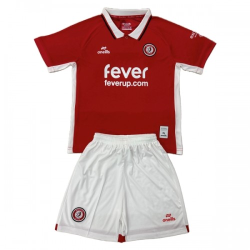 Jalkapallo Fanipaita Bristol City Kotipeliasusetti 2025-26 - Lapset Jalkapallo Fanipaita Bristol City Kotipeliasusetti 2025-26 - Lapset