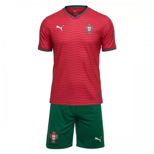 Jalkapallo Fanipaita Portugali Kotipeliasusetti Mm-Kisat 2026 - Lapset Jalkapallo Fanipaita Portugali Kotipeliasusetti Mm-Kisat 2026 - Lapset