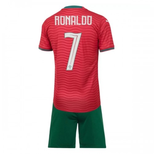 Jalkapallo Fanipaita Portugali Ronaldo 7 Kotipeliasusetti Mm-Kisat 2026 - Lapset Jalkapallo Fanipaita Portugali Ronaldo 7 Kotipeliasusetti Mm-Kisat 2026 - Lapset