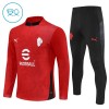 AC Milan Harjoittelupusero puvut 2025-26 1/4-Zip Punainen - Lapset AC Milan Harjoittelupusero puvut 2025-26 1/4-Zip Punainen - Lapset