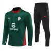 AC Milan Harjoittelupusero puvut 2025-26 1/4-Zip Vihreä AC Milan Harjoittelupusero puvut 2025-26 1/4-Zip Vihreä