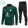AC Milan Harjoittelupusero puvut 2025-26 1/4-Zip Vihreä - Lapset AC Milan Harjoittelupusero puvut 2025-26 1/4-Zip Vihreä - Lapset