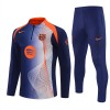FC Barcelona Harjoittelupusero puvut 2025-26 1/4-Zip Sininen
