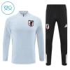 Japani Harjoittelupusero puvut 1/4-Zip 2026 Valkoinen - Lapset Japani Harjoittelupusero puvut 1/4-Zip 2026 Valkoinen - Lapset