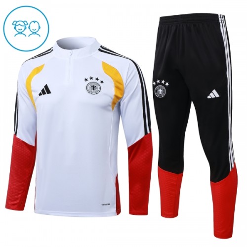 Saksa Harjoittelupusero puvut 2026-27 1/4-Zip Valkoinen - Lapset Saksa Harjoittelupusero puvut 2026-27 1/4-Zip Valkoinen - Lapset