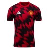 Jalkapallo Fanipaita Manchester United Pre-Match 2025-26 Punainen Jalkapallo Fanipaita Manchester United Pre-Match 2025-26 Punainen