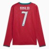 Jalkapallo Fanipaita Portugali Ronaldo 7 Kotipelipaita Mm-Kisat 2026 Pitkähihainen Jalkapallo Fanipaita Portugali Ronaldo 7 Kotipelipaita Mm-Kisat 2026 Pitkähihainen