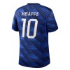 Jalkapallo Fanipaita Ranska Mbappé 10 Kotipelipaita Mm-Kisat 2026