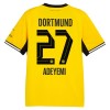 Jalkapallo Fanipaita Borussia Dortmund Adeyemi 27 Kotipelipaita 2026-27 Jalkapallo Fanipaita Borussia Dortmund Adeyemi 27 Kotipelipaita 2026-27