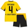 Jalkapallo Fanipaita Borussia Dortmund N. Schlotterbeck 4 Kotipeliasusetti 2026-27 - Lapset Jalkapallo Fanipaita Borussia Dortmund N. Schlotterbeck 4 Kotipeliasusetti 2026-27 - Lapset
