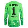 Jalkapallo Fanipaita Maalivahti FC Bayern München Neuer 1 Kotipelipaita 2026-27 Pitkähihainen Jalkapallo Fanipaita Maalivahti FC Bayern München Neuer 1 Kotipelipaita 2026-27 Pitkähihainen
