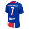 Jalkapallo Fanipaita Paris Saint-Germain Kvaratskhelia 7 Kotipeliasusetti 2026-27 - Lapset