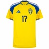 Jalkapallo Fanipaita Ruotsi Gyokeres 17 Kotipelipaita Mm-Kisat 2026