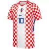 Jalkapallo Fanipaita Kroatia Modrić 10 Kotipeliasusetti Mm-Kisat 2026 - Lapset