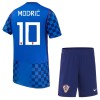 Jalkapallo Fanipaita Kroatia Modrić 10 Vieraspeliasusetti Mm-Kisat 2026 - Lapset