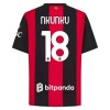 Jalkapallo Fanipaita AC Milan Nkunku 18 Kotipelipaita 2026-27