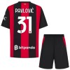 Jalkapallo Fanipaita AC Milan Pavlovic 31 Kotipeliasusetti 2026-27 - Lapset