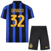 Jalkapallo Fanipaita Inter Milan Dimarco 32 Kotipeliasusetti 2026-27 - Lapset