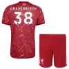 Jalkapallo Fanipaita Liverpool Gravenberch 38 Kotipeliasusetti 2026-27 - Lapset