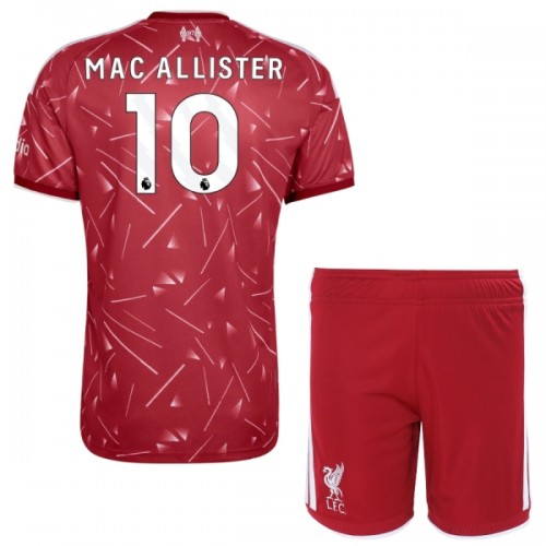Jalkapallo Fanipaita Liverpool Mac Allister 10 Kotipeliasusetti 2026-27 - Lapset