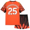 Jalkapallo Fanipaita Maalivahti Manchester City Donnarumma 25 Kolmaspeliasusetti 2026-27 Oranssi - Lapset