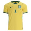 Jalkapallo Fanipaita Brasilia Bruno Guimaraes 8 Kotipelipaita Mm-Kisat 2026