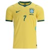 Jalkapallo Fanipaita Brasilia Vini JR. 7 Kotipeliasusetti Mm-Kisat 2026 - Lapset