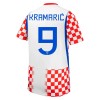 Jalkapallo Fanipaita Kroatia Kramaric 9 Kotipelipaita Mm-Kisat 2026