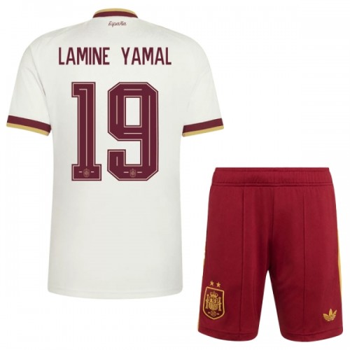 Jalkapallo Fanipaita Espanja 2 Stars Lamine Yamal 19 Vieraspeliasusetti Mm-Kisat 2026 - Lapset Jalkapallo Fanipaita Espanja 2 Stars Lamine Yamal 19 Vieraspeliasusetti Mm-Kisat 2026 - Lapset